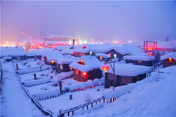 哈尔滨到东升穿越雪乡,去长白山雾凇岛六日游线路简介